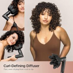 Shark Hair Dryer | FlexStyle Hair Styling System | Portable & Powerful Blow Dryer Brush | Black | HD440BK