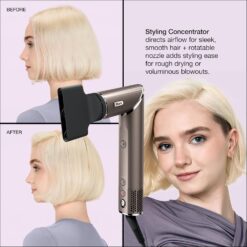 Shark FlexStyle Air Styling & Drying System, Powerful Hair Blow Dryer & Multi-Styler, Mocha, HD431BR