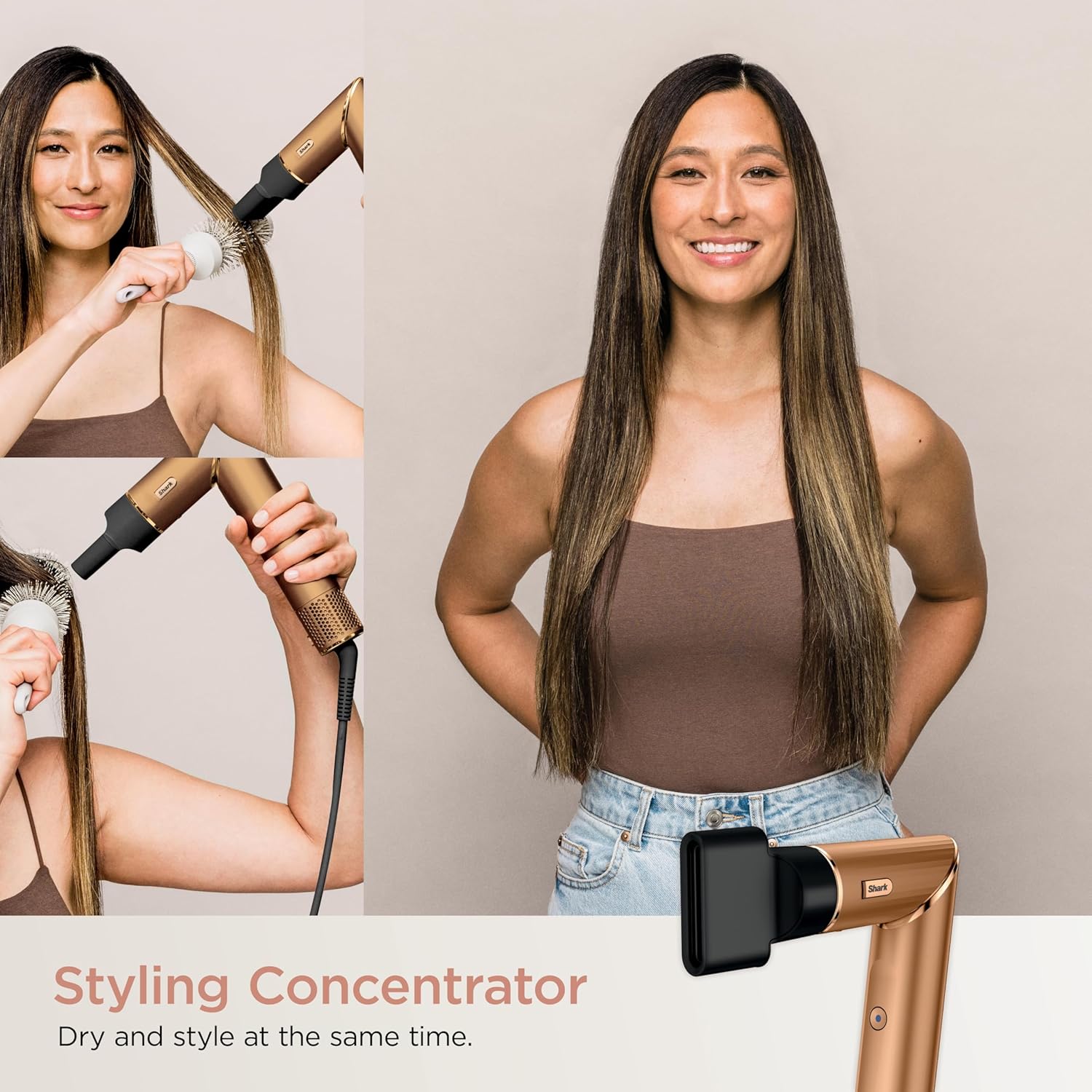 Shark FlexStyle (Special Edition) | Air Styling & Drying System | Copper | HD433CP