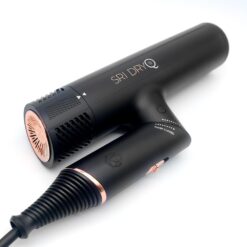 SRILabs DryQ “Smart” Hair Dryer - Super Lightweight, Foldable - Powerful, Quiet Motor