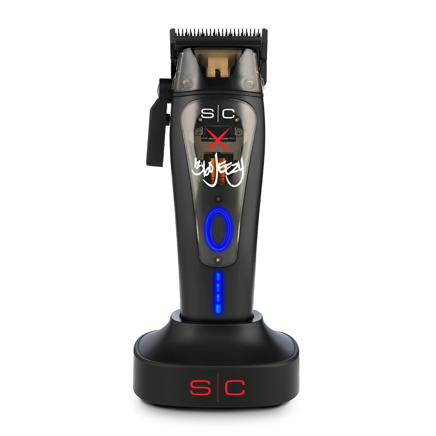 Stylecraft Instinct Professional IN2 Vector Motor Cordless Hair Clipper with Intuitive Torque Control, 3 Modular Lids