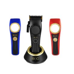 Stylecraft Instinct Professional IN2 Vector Motor Cordless Hair Clipper with Intuitive Torque Control, 3 Modular Lids