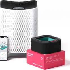 Mila Air 3 Smart Home Air Purifier with Critter Cuddler H13 HEPA & Carbon Replacement Filter, Reduces Pet Odors, Removes Dust & Pet Dander, Ideal for Large Room or Bedroom, Quiet-Mode