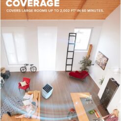 Nuwave Forever Air Purifier for Home Large Room Up to 2,002 Ft², Dual Sensors, 7 Easy to Clean & Washable Filters, Smart WiFi, Removes Smoke, Dust & Pollen Down to 0.1 Microns