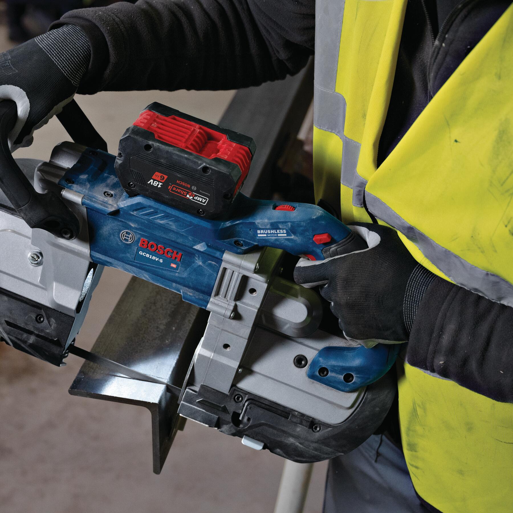 Bosch 5-in Portable Band Saw ( Battery Included and Charger Included )