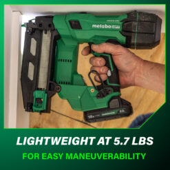 Metabo HPT MultiVolt 2-1/2-in 16 -Gauge Cordless Straight Finish Nailer (Battery Included and Charger Included)