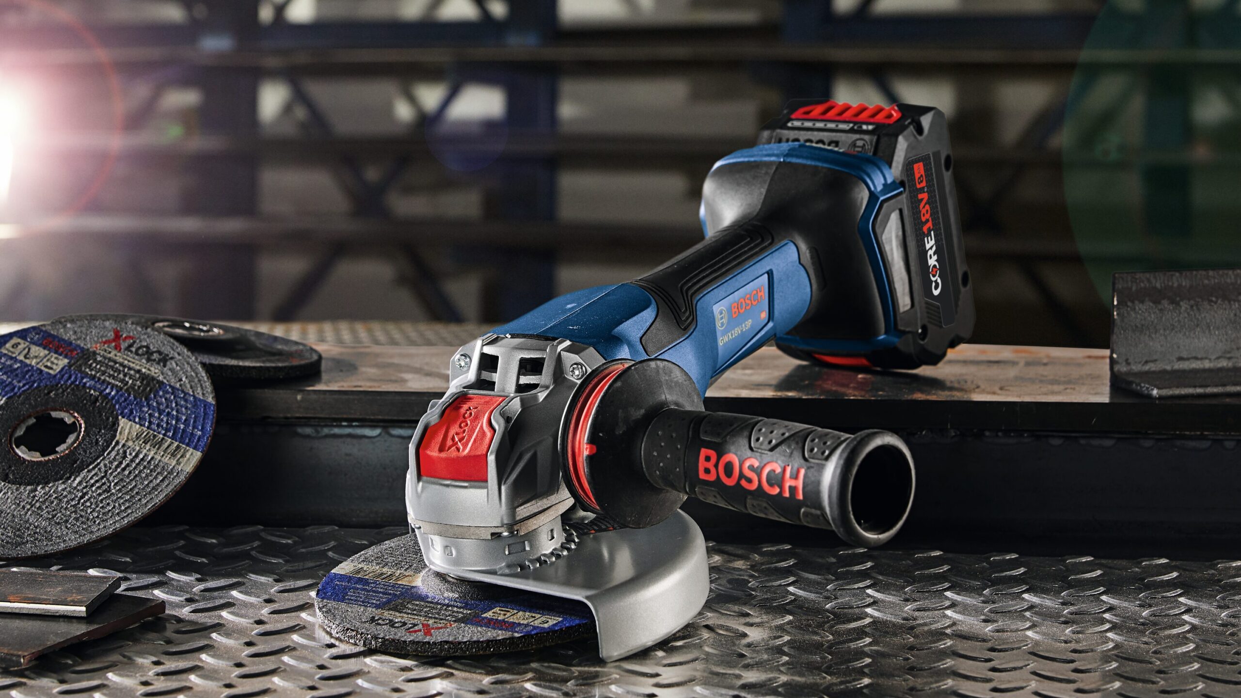 Bosch PROFACTOR X-LOCK 6-in 18-volt 8-Amp Sliding Switch Brushless Cordless Angle grinder