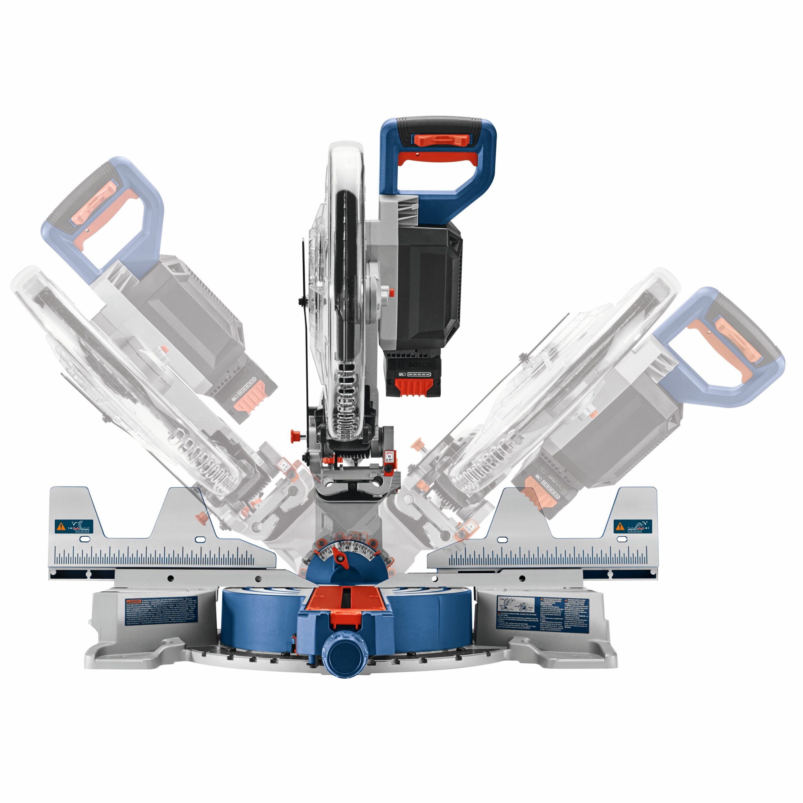 Bosch 12-in 8-Amp 18-volt Dual Bevel Sliding Compound Cordless Miter Saw ( Battery Included )