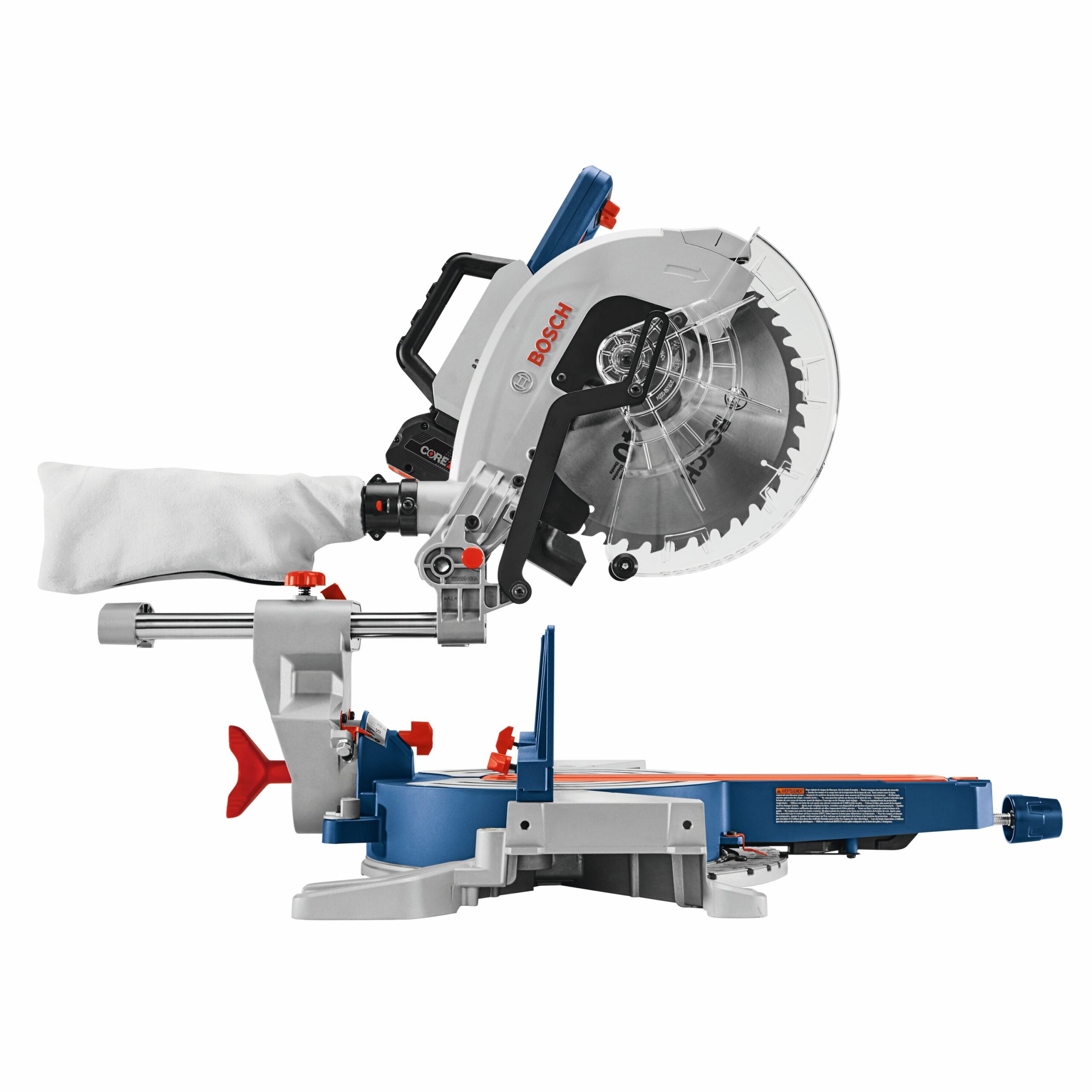 Bosch 12-in 8-Amp 18-volt Dual Bevel Sliding Compound Cordless Miter Saw ( Battery Included )