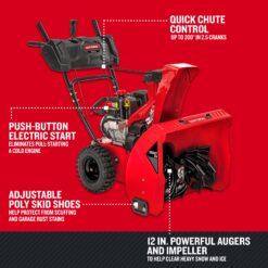 CRAFTSMAN 24-in Two-stage Self-propelled Gas Snow Blower