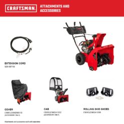 CRAFTSMAN 24-in Two-stage Self-propelled Gas Snow Blower