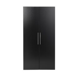 Prepac HangUps 36-in W x 72-in H x 20-in D Wall-mounted Composite wood Garage Cabinet in Black