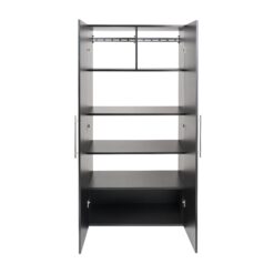 Prepac HangUps 36-in W x 72-in H x 20-in D Wall-mounted Composite wood Garage Cabinet in Black