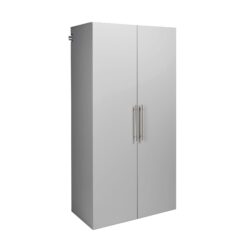 Prepac HangUps 36-in W x 72-in H x 20-in D Wall-mounted Composite wood Garage Cabinet in Gray