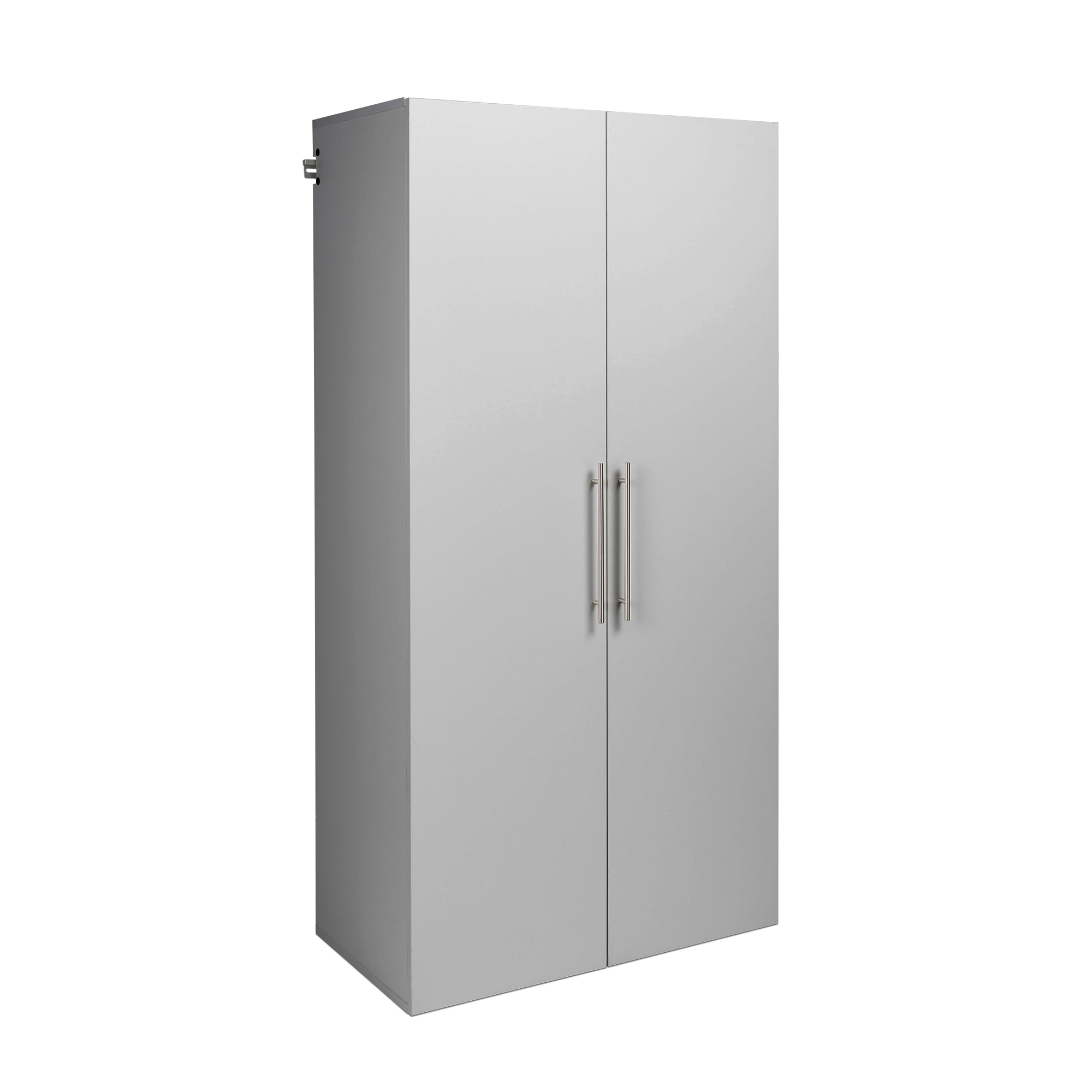 Prepac HangUps 36-in W x 72-in H x 20-in D Wall-mounted Composite wood Garage Cabinet in Gray