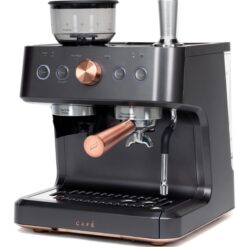Cafe Bellissimo Semi automatic Stainless steel Programmable Wi-Fi Espresso Machine with Drip Tray ( Matte Black )