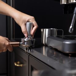 Cafe Bellissimo Semi automatic Stainless steel Programmable Wi-Fi Espresso Machine with Drip Tray ( Matte Black )