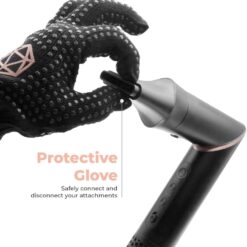 SRILabs StyleWrap Pro 7-in-1 Coanda Air Hair Multi Styler Dryer Brush with Negative Ions, Black