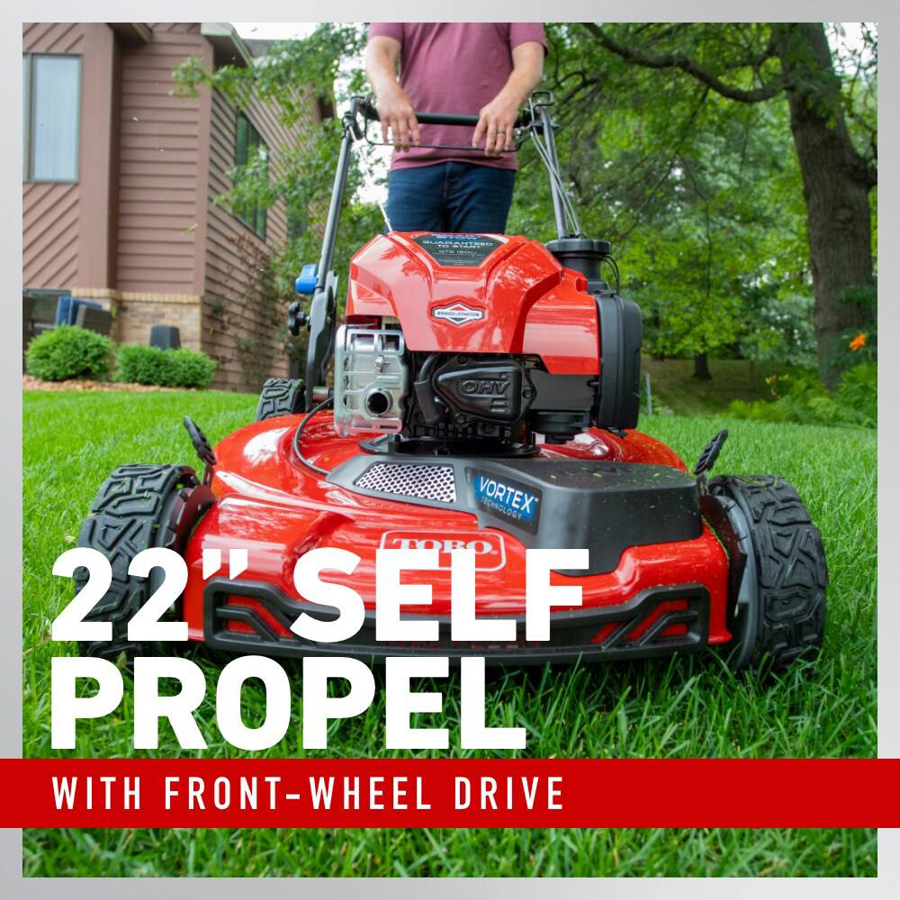 Toro Recycler with Smart Stow 22-in Gas Self-propelled lawn mower with 150-cc Briggs and Stratton Engine - Image 4