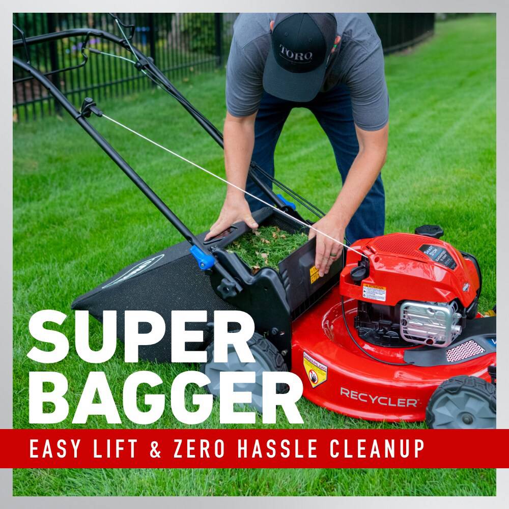 Toro Recycler with Smart Stow 22-in Gas Self-propelled lawn mower with 150-cc Briggs and Stratton Engine - Image 8