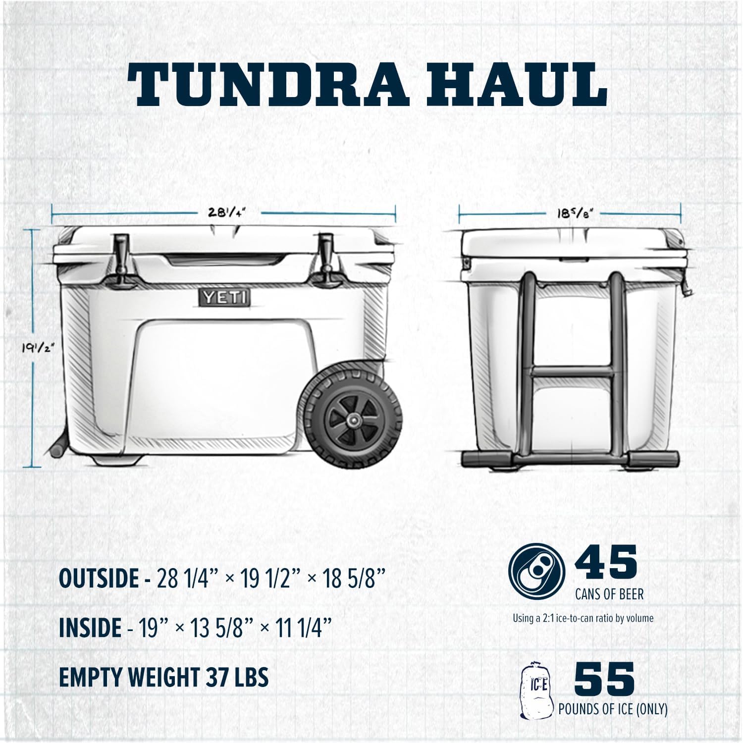 YETI Tundra Haul Cooler - Black Forest Green