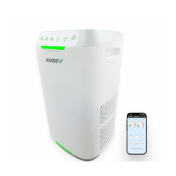Nuwave Oxypure Zero Air Purifier with Washable Reusable Filters for Large Room | Smart Air Cleaners Removal 0.1 Micron Particles | Dual Odor Sensor, Sleep Mode, 6 Fan Speed & Timer, App Control