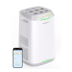 Nuwave Oxypure Zero E500 Air Purifier with Washable Reusable Filters for Large Room