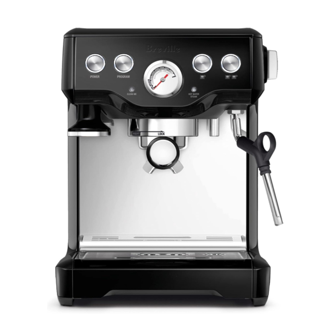 Breville Infuser Espresso Machine BES840XL, 10.25 x 12.5 x 13.25 Inches, Black Sesame