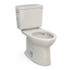 TOTO Drake Two-Piece Elongated 1.28 GPF Universal Height TORNADO FLUSH Toilet with CEFIONTECT, Sedona Beige - CST776CEFG#12
