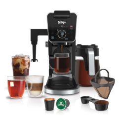 Ninja Hot and Iced Coffee Maker, Single Serve Coffee Maker and Drip Coffee Machine, DualBrew Pro Specialty 12-Cup with K-Cup Combo, Includes Permanent Filter, CFP307