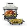 Ninja Crispi Pro 6-in-1 Glass Air Fryer | 6qt & 2.5qt Glass Containers with Storage Lids | Bone | AS101LG