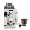De'Longhi Rivelia Automatic Espresso Machine, Grinder & Frother, Easy Bean Switching, Arctic White