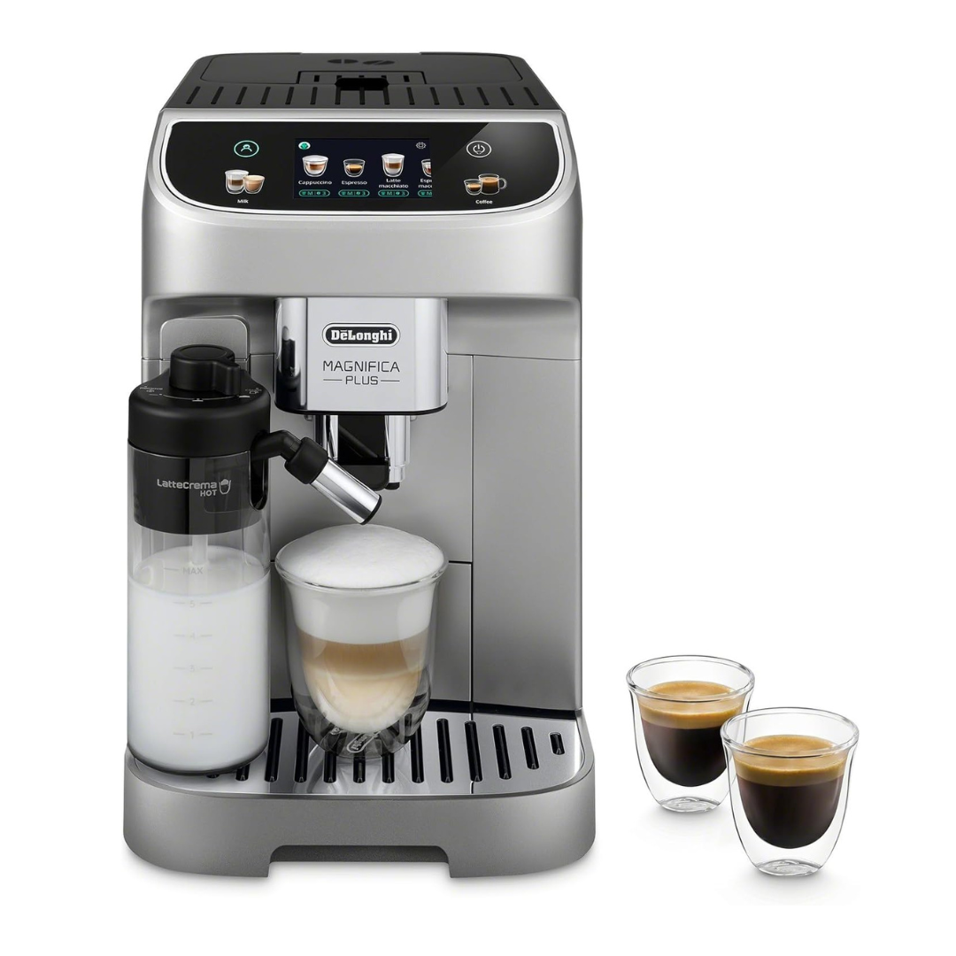 De'Longhi Magnifica Plus Fully Automatic Espresso Machine - Brew 18+ One Touch Coffee Recipes for up to 4 User Profiles