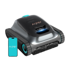 Aiper Scuba S1 Robotic Pool Cleaner, Wall & Waterline Cleaning, Double Filtration, Extended 180-Min Battery Life, Smart Navigation, App Support, OTA Upgrade