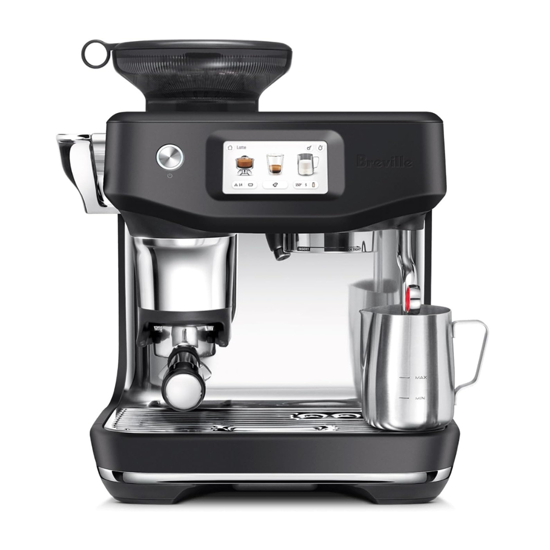Breville Barista Touch Impress Espresso Machine BES881BTR, Black Truffle