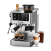 AIRMSEN Espresso Machines with Burr Grinder, 20 Bar, Milk Frother Steam Wand, Stainless Steel Coffee Maker