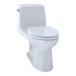 TOTO MS854114S#01 Ultramax Elongated One Piece Toilet, Cotton White