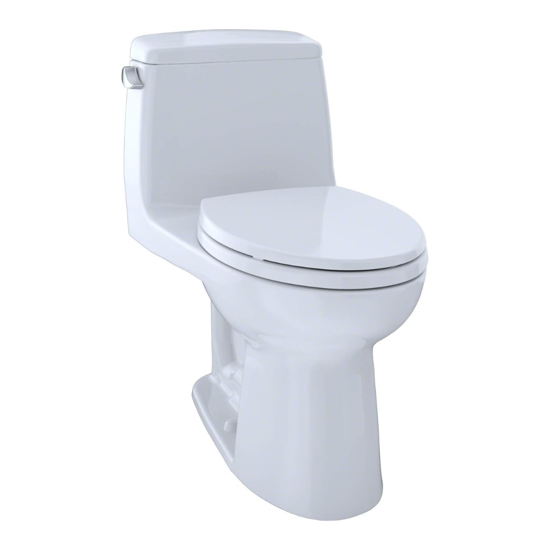 TOTO MS854114S#01 Ultramax Elongated One Piece Toilet, Cotton White