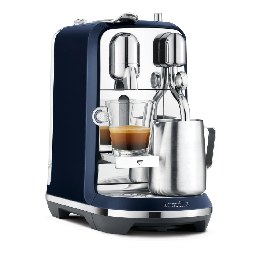 Nespresso Creatista Plus Espresso Machine by Breville, Damson Blue