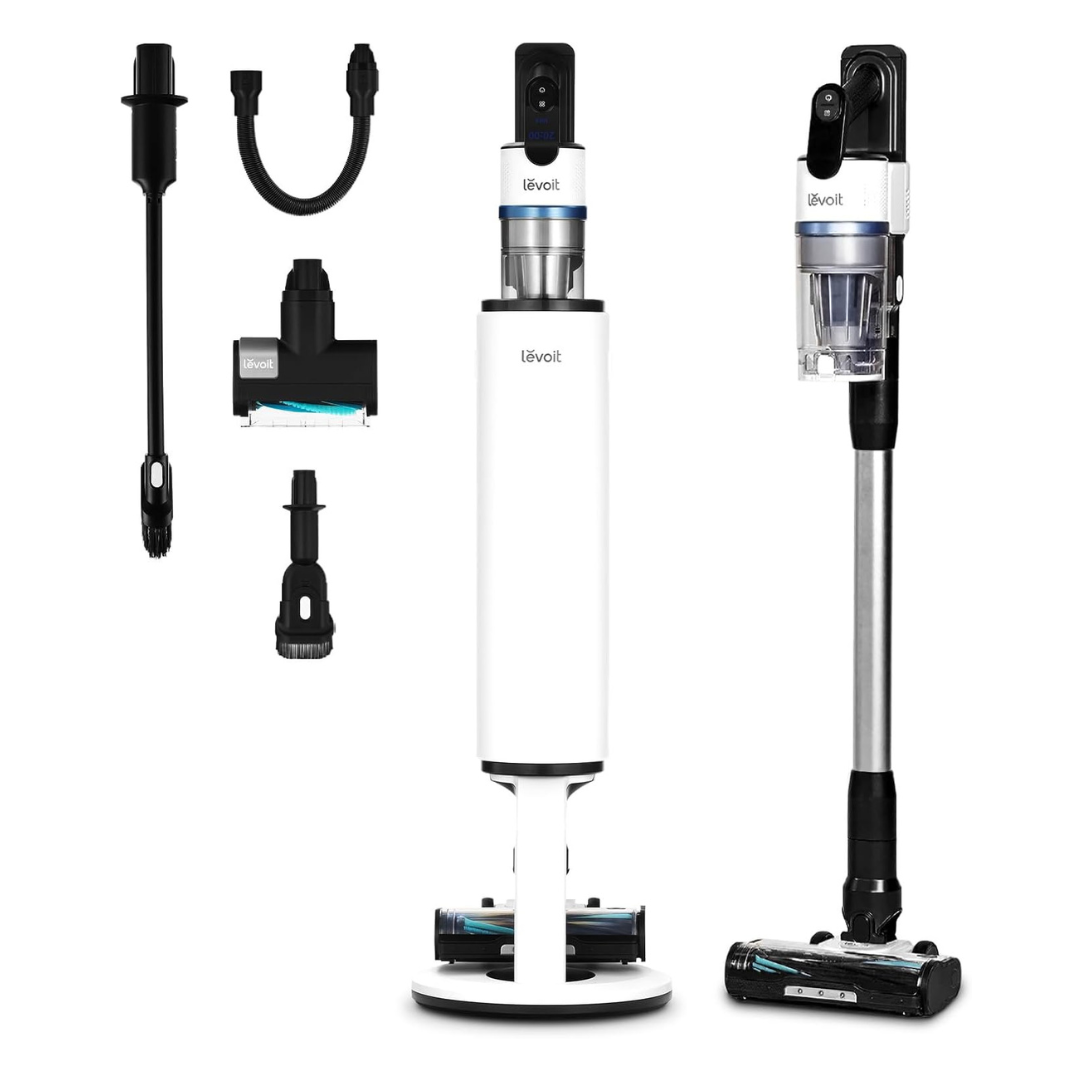 LEVOIT AERO Cordless Vacuum with Auto-Empty Station, HyperPulse Technology