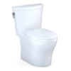 TOTO Aquia IV Arc Two-Piece Elongated Dual Flush 1.28 and 0.9 GPF Universal Height Toilet - MS448124CEMFGN#01