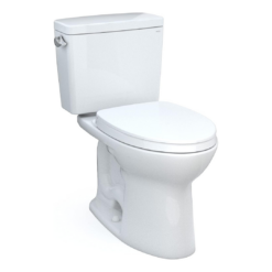 TOTO Drake Two-Piece Elongated 1.28 GPF Universal Height TORNADO FLUSH Toilet - MS776124CEFG.10#01