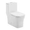 Swiss Madison Well Made Forever SM-1T278, Concorde One Piece Square Toilet Dual Flush 1.1/1.6 gpf with 10" Rough In