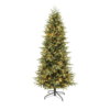 Holiday Living 7.5-ft Slim Parque Pre-lit Artificial Christmas Tree with Color Changing LED Lights