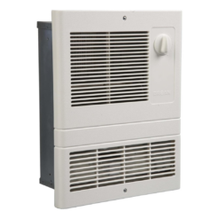 Broan-NuTone 9815WH High Capacity Wall Heater with Built-In Adjustable Thermostat, 1500W, 120/240V, White