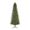 GE 12-ft Montana fir Pre-lit Artificial Christmas Tree with White LED Lights