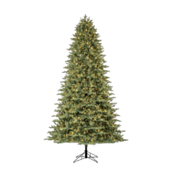 GE 9-ft Aspen Fir Pre-lit Artificial Christmas Tree with Color Changing LED Lights