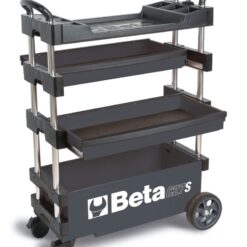 Beta C27S 27-in W x 36-in H x 12-in D 2 -Drawer Gray Steel Rolling Tool Box