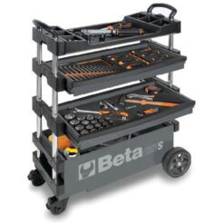 Beta C27S 27-in W x 36-in H x 12-in D 2 -Drawer Gray Steel Rolling Tool Box