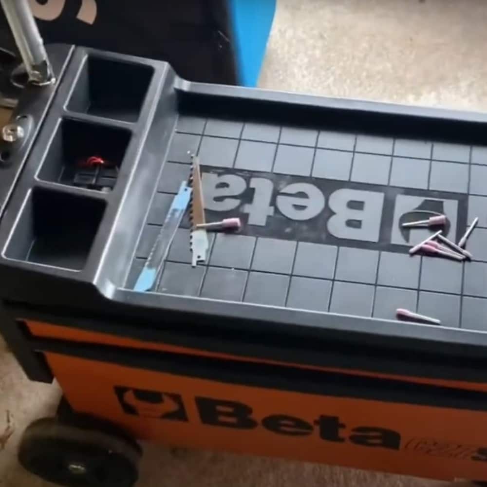 Beta C27S 27-in W x 36-in H x 12-in D 2 -Drawer Gray Steel Rolling Tool Box